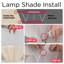 Lampe de table 22 po Petal