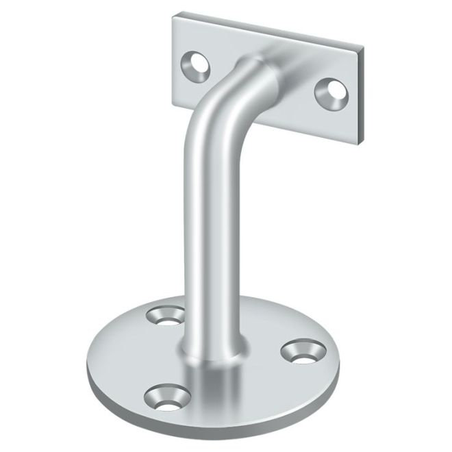 22835D22AAC341938EC2292588F16F2C Flat Hand Rail Bracket Polished Chrome, Polished Chrome