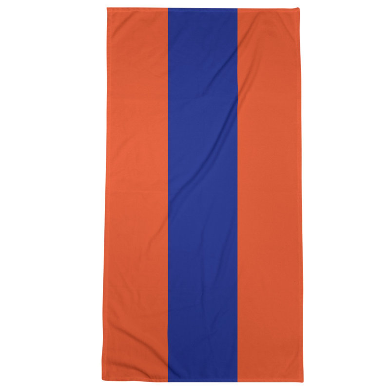 Microfiber Bath Towel, Tennessee Red Football Orange/Royal Blue
