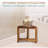 Eilerman 16.4'' W Solid Wood Shower Bench-1641949045
