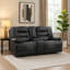 Causeuse inclinable en cuir Martinsen