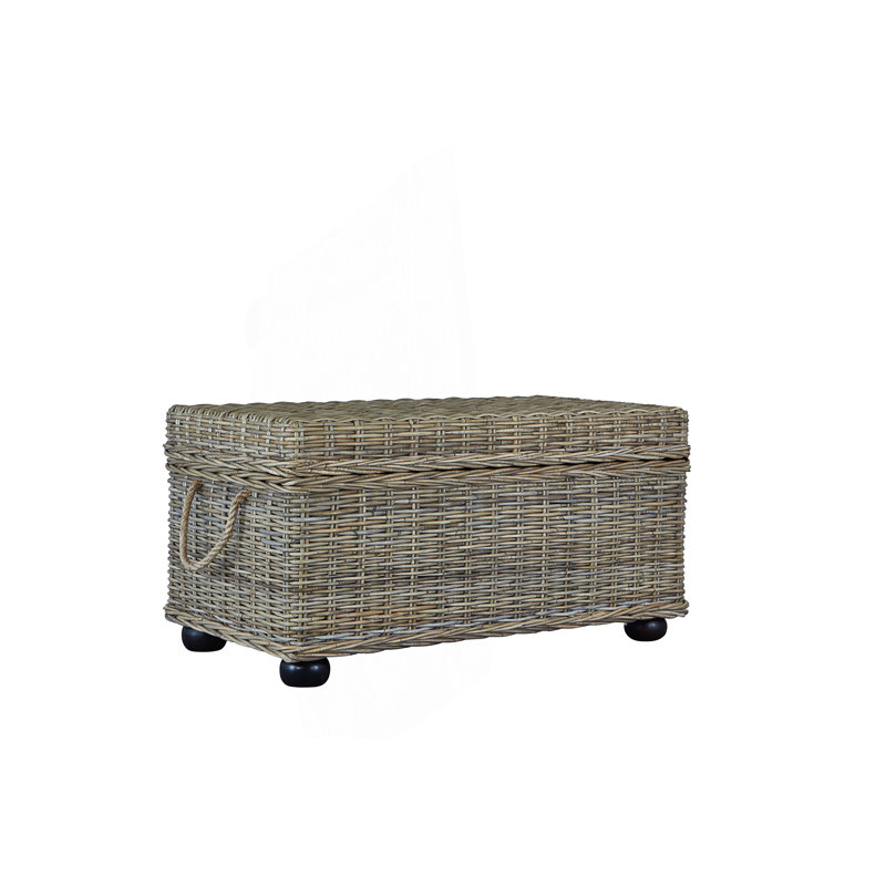 Rattan Wicker Storage Trunk