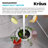  KRAUS WasteGuard 1 HP Continuous Feed Garbage Disposal with Ultra-Quiet Motor for Kitchen Sinks with Power Cord and Flange Included