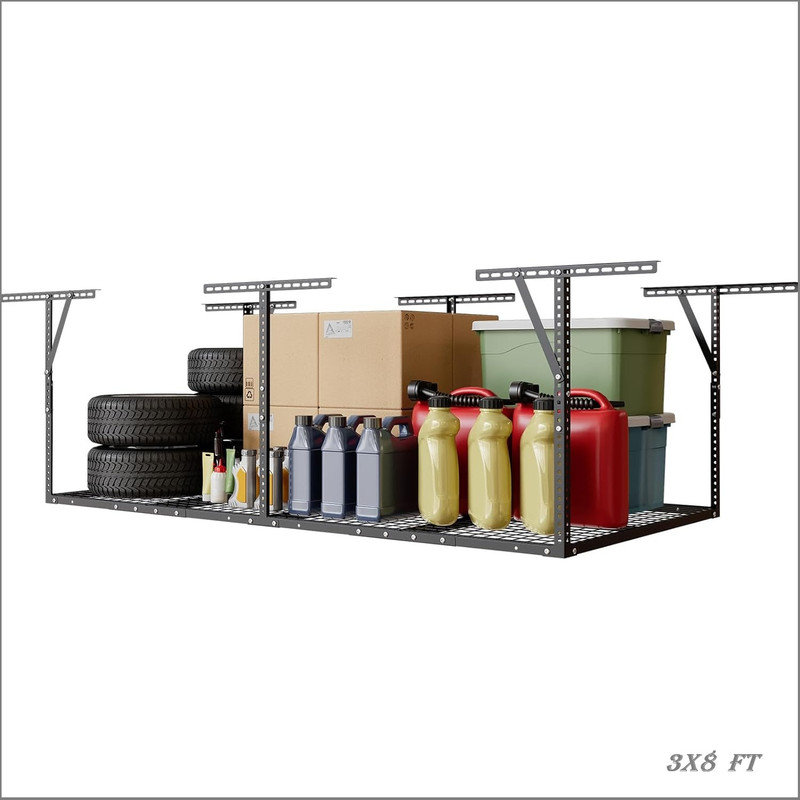 Stainless Steel Storage Rack, 91.4cm H x 182.9cm W x 91.4cm D