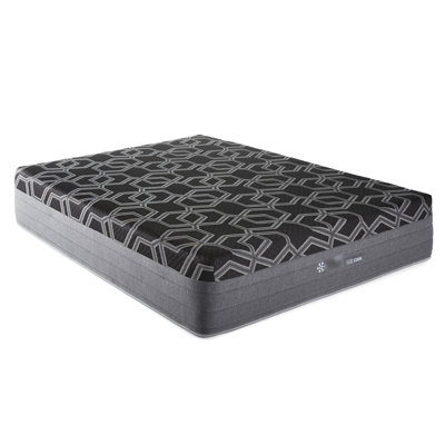 Matelas en mousse simple TG - 14 po avec plateau lisse en gel de cuivre pour une expérience de sommeil relaxante et profonde, graphite amélioré respirant