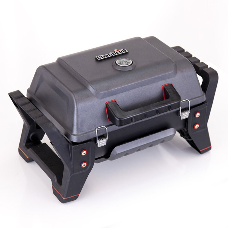 Char-Broil X200 Grill2Go - Portable Barbecue Grill with TRU-Infrared  technology, Grey/ Cast aluminium