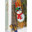 Murale porte bonhomme de neige