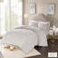 Édredon tout usage en coton gris chenille-118742850-118742851
