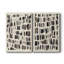 Craie et silex I - Toile tendue avec châssis de qualité supérieure - Prêt à être accroché-108968784