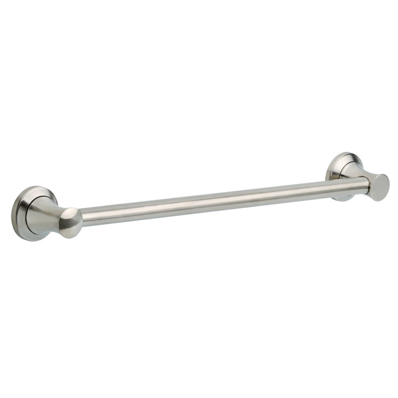 Bath Safety 24" Grab Bar, Brilliance Stainless