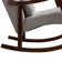 Joedon 24.6''Wide Modern Comfortable Solid Wood Tufted Upholstery Rocking Chair with One Pillow