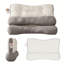 Paquet de 2 coussins de traction cervicale - soutien du cou ergonomique, respirant et hypoallergénique