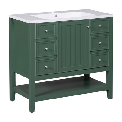 36" Bathroom Vanity with Sink Combo