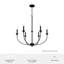 Plafonnier lustre 6 lumières Hunter Southcrest-73725803