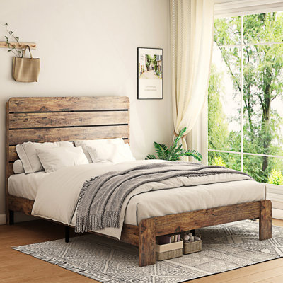 Base de lit plateforme avec grand rangement sous le lit