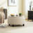 29.33"W Upholstered Round Ottoman-1728187009
