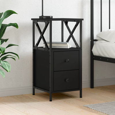Herendeen 34cm W Iron Bedside Table