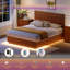 Base de lit avec lumières à DEL-493353225