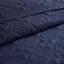 Reversible Navy Bedspread Full/Queen - Microfiber And 100% , , Machine Washable, Style 3 Piece Face, Filling, Latvian-127222674-127222677