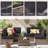 14-Piece Outdoor 4'' Cushion Cover Set, Only Covers-905076564