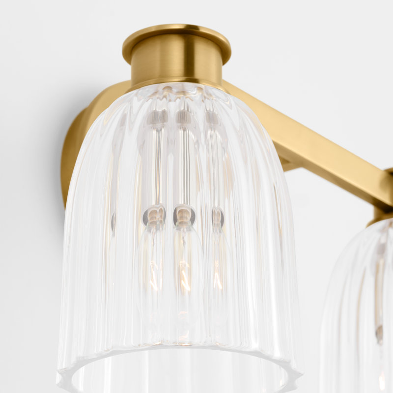 Asalea 2 - Light Vanity Light, Antique Burnished Brass