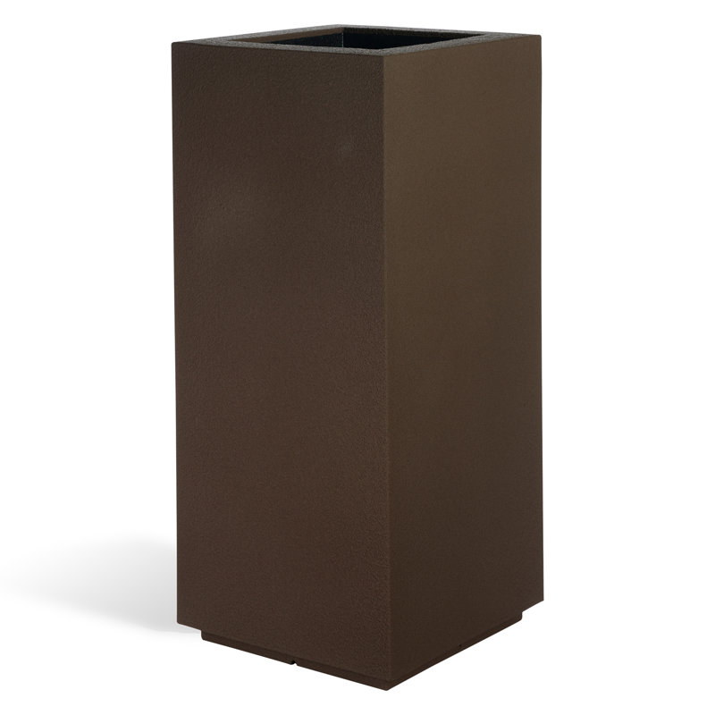 Kensington Tall Planter, Chocolate Brown