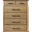 Commode 6 tiroirs - Finition caramel