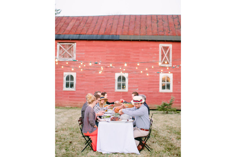 Dining outdoors