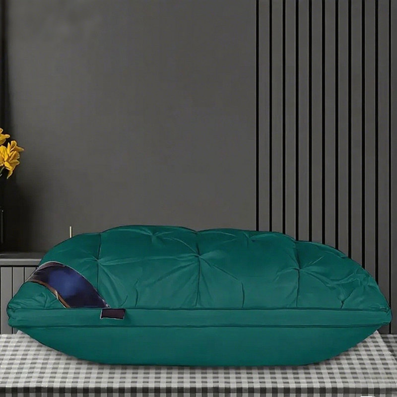 2Pack Bread Pillows Dark Green, Green