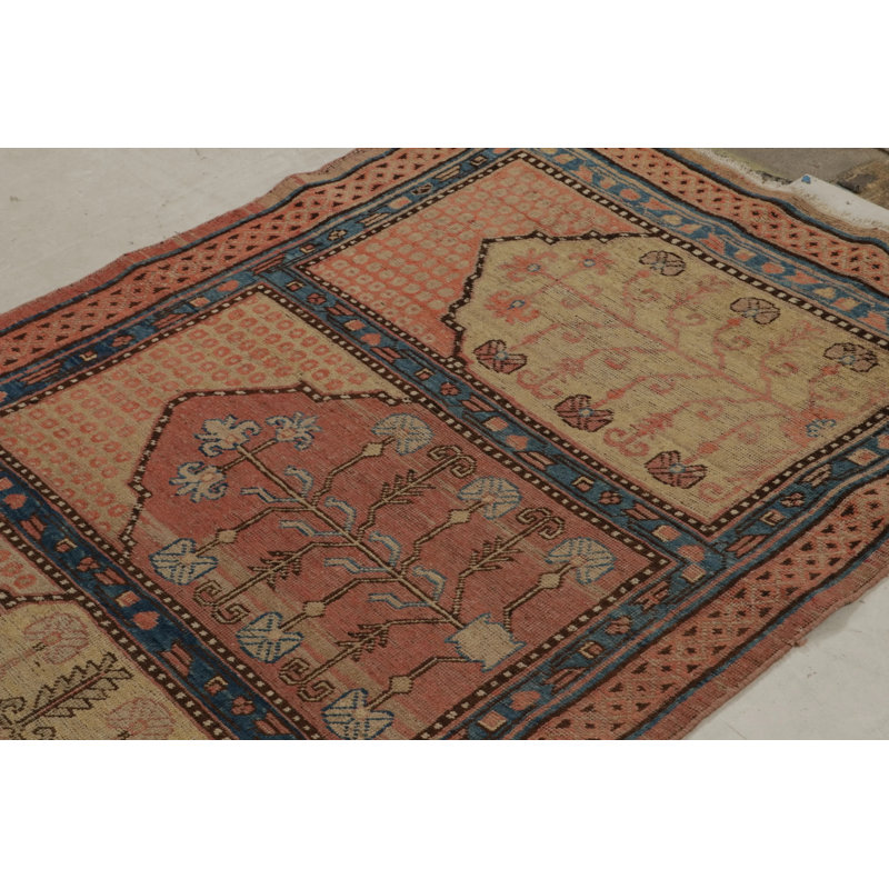 Khotan One-of-a-Kind 3'4" x 13'9" Hand Knotted Area Rug