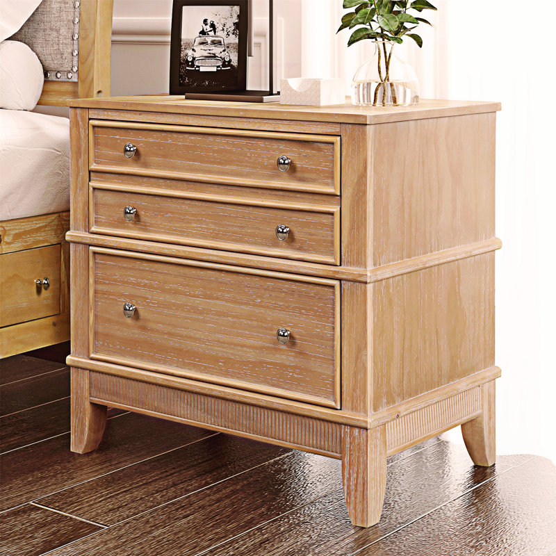 Side Table Nightstand With Drawer