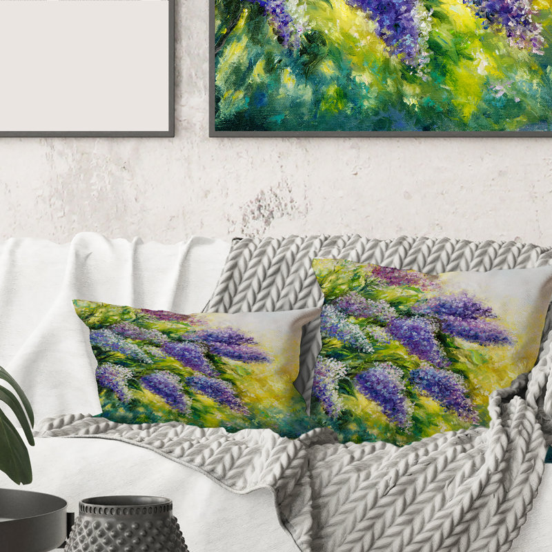 Floral Throw Pillow