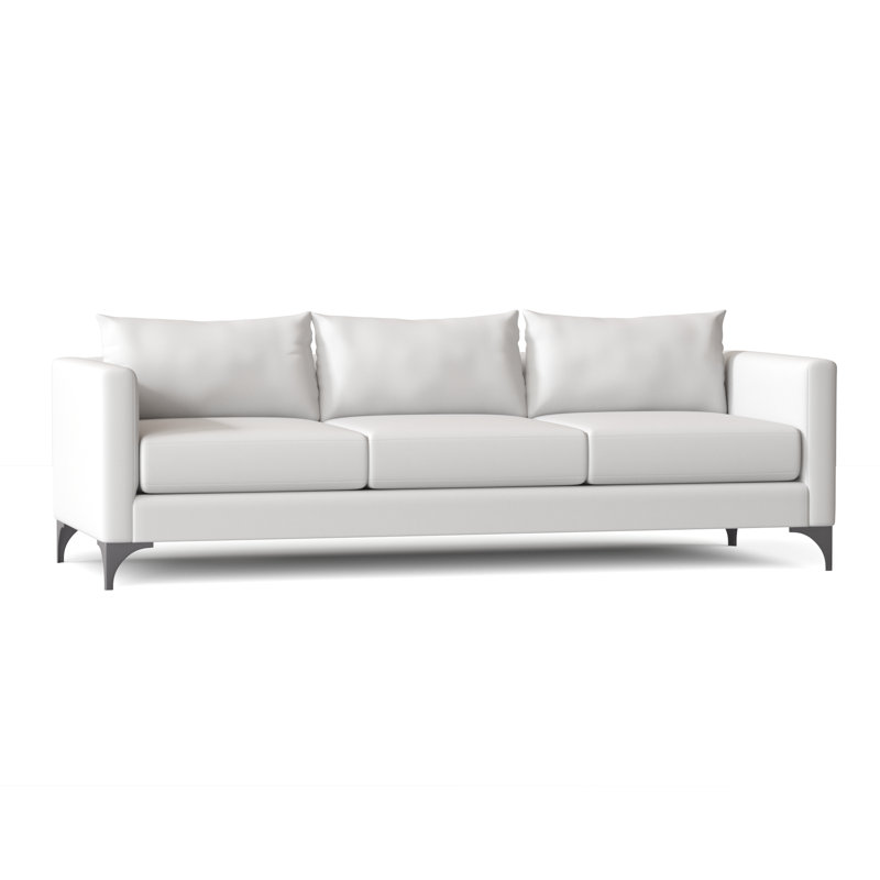 Vess Upholstered 87'' Sofa, Peyton Pearl