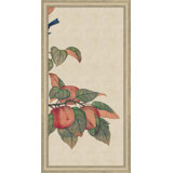 Birds And Fruit Triptych 3 Print by Lillian August