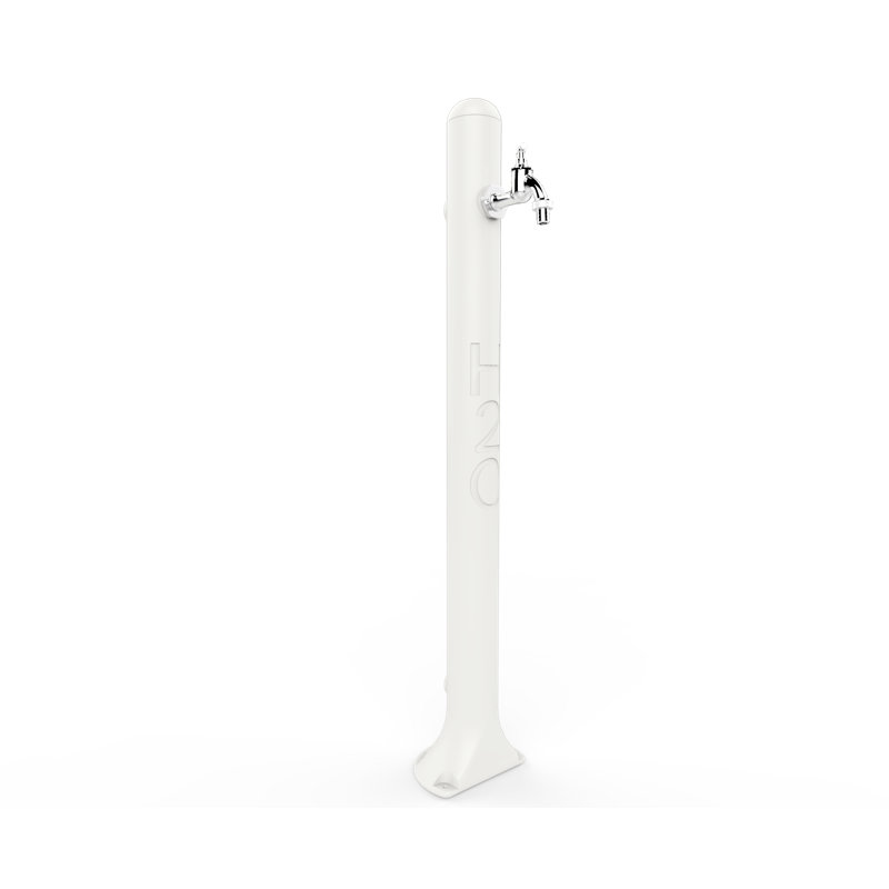 Acrylic Column Fountain, 100cm H x 13cm W x 18cm D, White