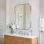 Miroir de salle de bain Minuette Cadre en acier inoxydable-908468830-908468831