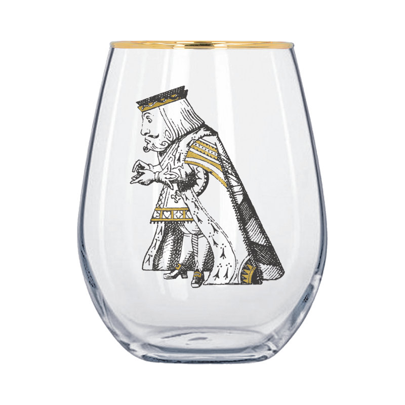 Alice In Wonderland 350ml Drinking Glass Set