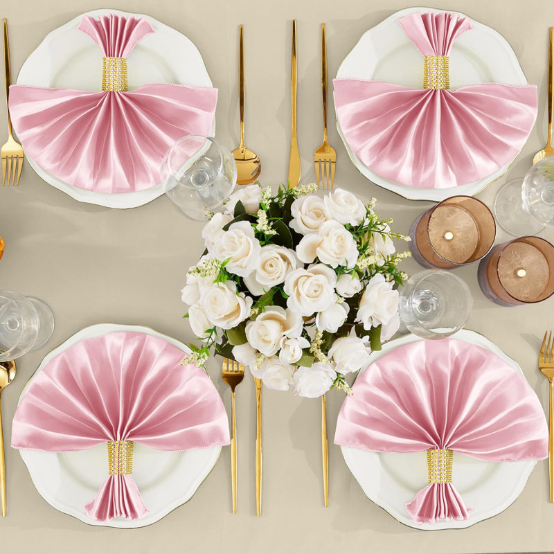 17 x 17 Inch Square Cloth Napkins Set of 50