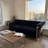 Velvet Chesterfield Sofa (Black)
