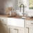 Ruvati 27 inch Fireclay Workstation White Farmhouse Kitchen Sink Apron Front Single Bowl