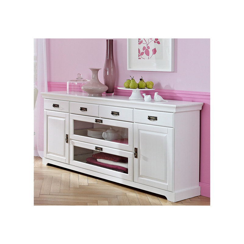 Staats 180cm Solid Wood Sideboard, White