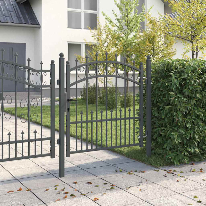 Steel Gate Fencing, 157cm H x 104cm W