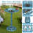 Solar Bird Bath With Fountain Pump, 28" Free-Standing Polyresin Bird Bath With Hollow-Out Edge, Fillable Stable Base, Antique Garden Bird Bath For Yard, Lawn, Patio & Outdoor Décor-1560286792