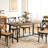 Industrial Dining Table for 8 People