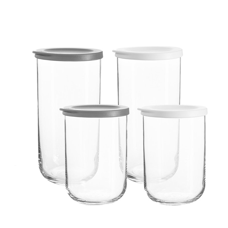 Duo Glass Canister - Set of 8