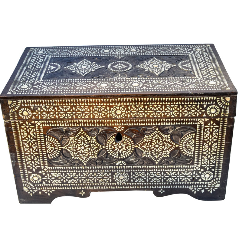 Late 19th Century Moorish-patterned Mother-of-pearl Chest
