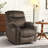 Small Dual Motor Power Recliner Lift Chair with Massage and Dual Heating, Adjustable Headrest, Extended Footrest, Fabric Upholstered-503550916