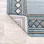 Tapis intérieur / extérieur bleu / ivoire Hermindo-2045077237