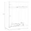 Rasheeta 4 Door Manufactured Wood Wardrobe