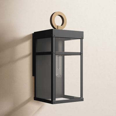 Amelia Glass Outdoor Wall Lantern